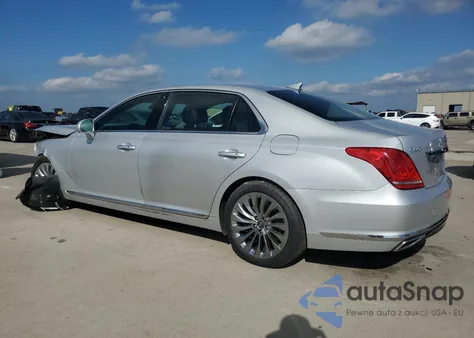 2018 Genesis G90 Ultimate z USA, uszkodzony, nr VIN KMHG54JH7JU043168